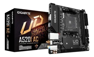 Gigabyte A520 I Ac Am4 Itx Wifi Hdmi Nvme M.2 Rgbfusion